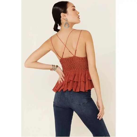 NWT Free People Intimately Adella Cami Winding Roads XS - Picture 2 of 6